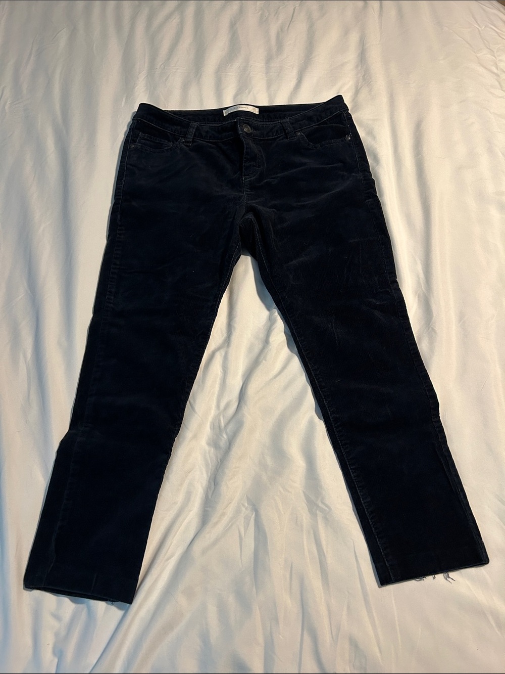 LC Lauren Conrad women's Black Straight Corduroy Jeans